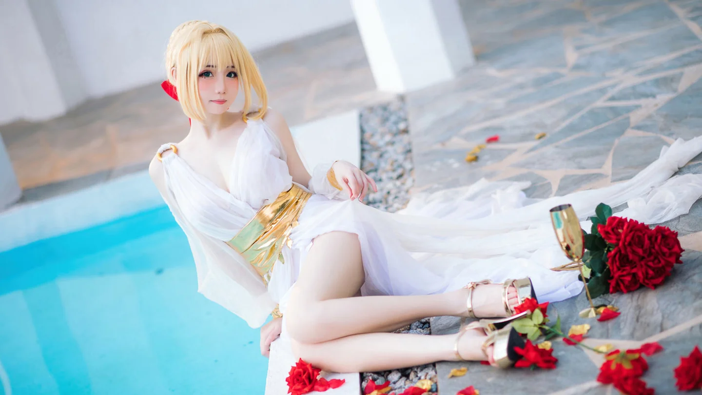 焖焖碳 - FGO·尼禄 礼服 [27P-270MB] tg@simisebaisi 【丝足阁】012.webp